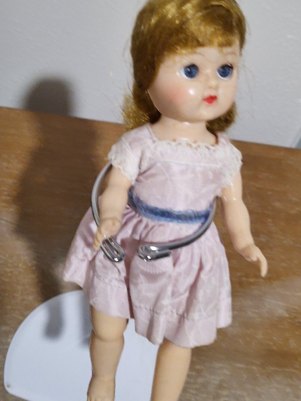Vogue Ginny Doll Hard Plastic Molded Lash Walker Bend Knee Vintage